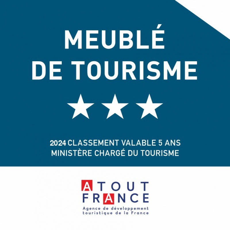 Meublé de tourisme 3 étoiles